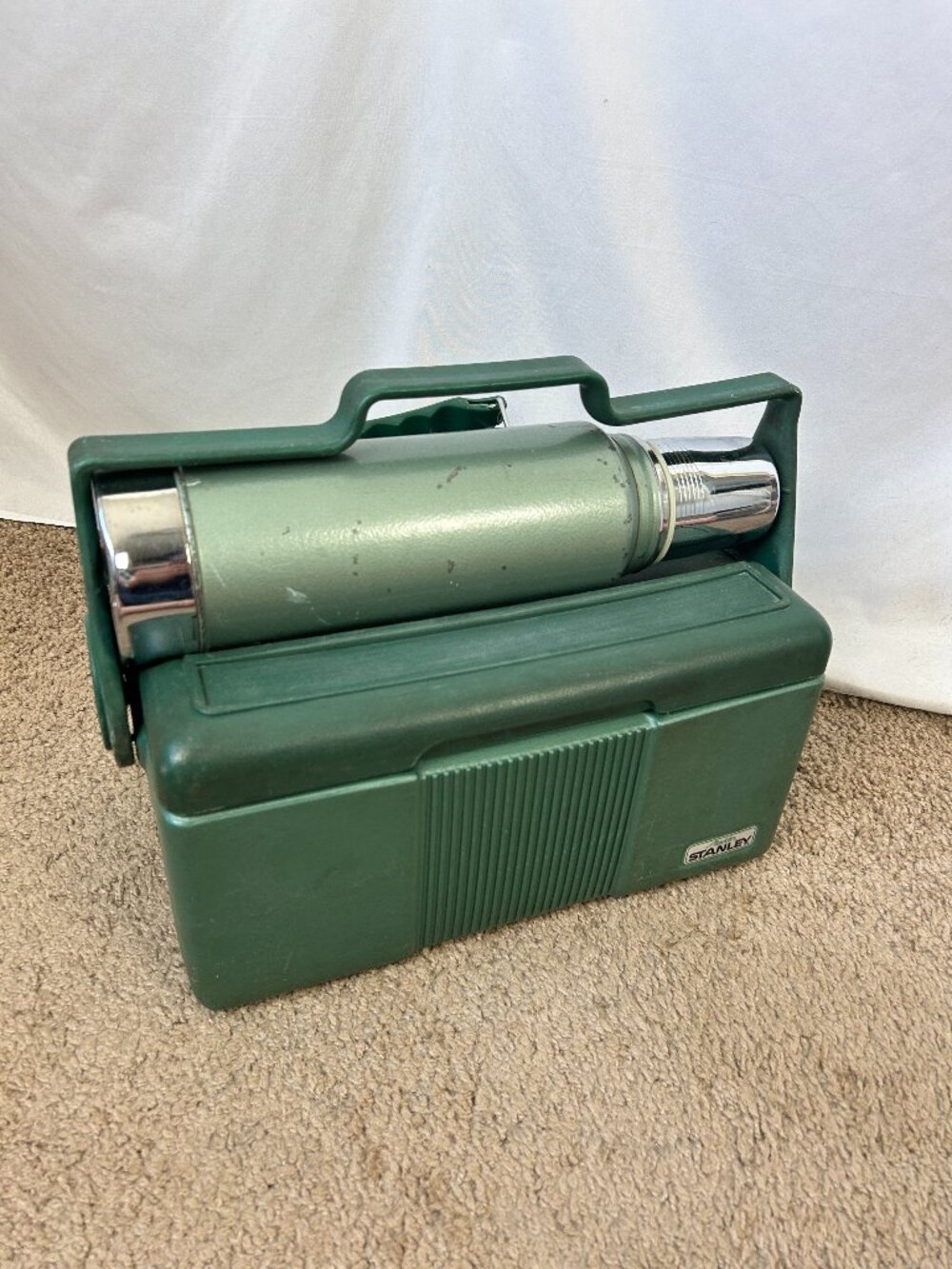 Stanley Aladdin Vintage Lunch Box Cooler and Vacuum Thermos Bottle Combo Set